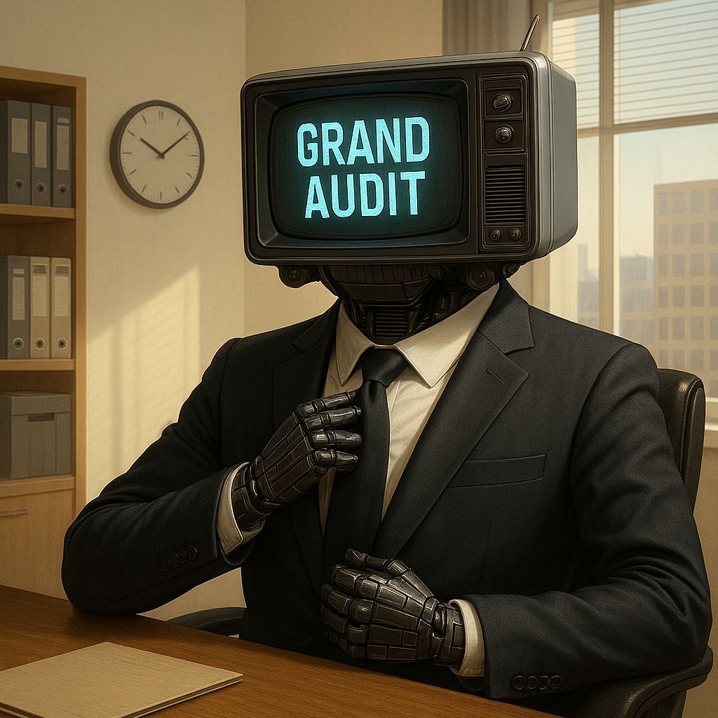 Grand Audit (grandaudit.base.eth) Farcaster social identity (Fname handle) PFP